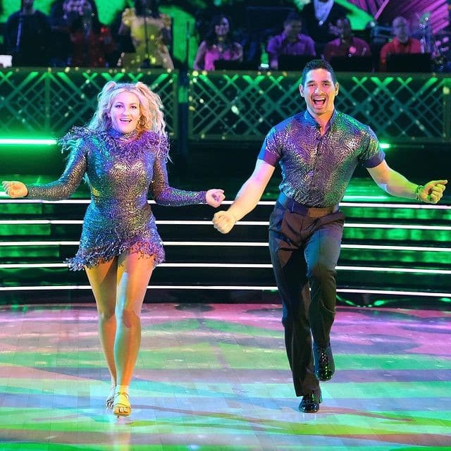 Jamie Lynn Spears and Alan Bersten from Dancing With THe Stars, Instagram