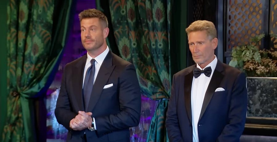 Jesse Palmer and Gerry Turner on 'The Golden Bachelor'/Credit: ABC YouTube