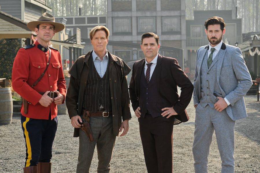 WCTH Photo: Kevin McGarry, Jack Wagner, Kavan Smith, Chris McNally Credit: ©2023 Hallmark Media/Photographer: David Dolsen