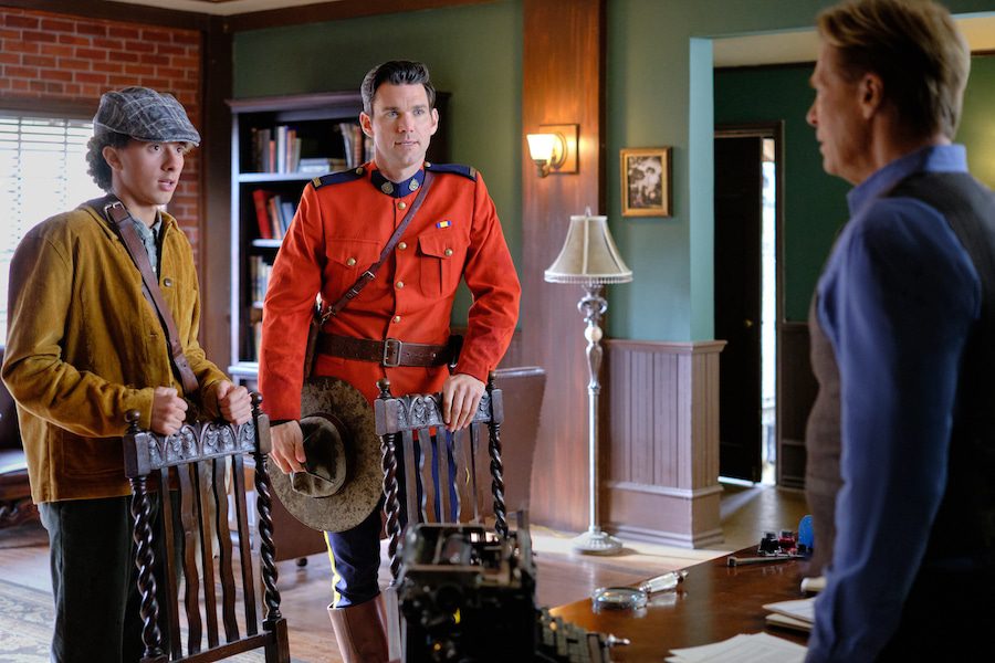 WCTH Photo: Jaiven Natt, Kevin McGarry, Jack Wagner Credit: ©2023 Hallmark Media/Photographer: David Dolsen