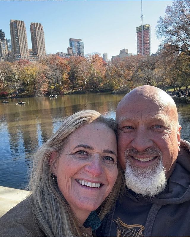 Christine Brown and David Woolley from Instagram