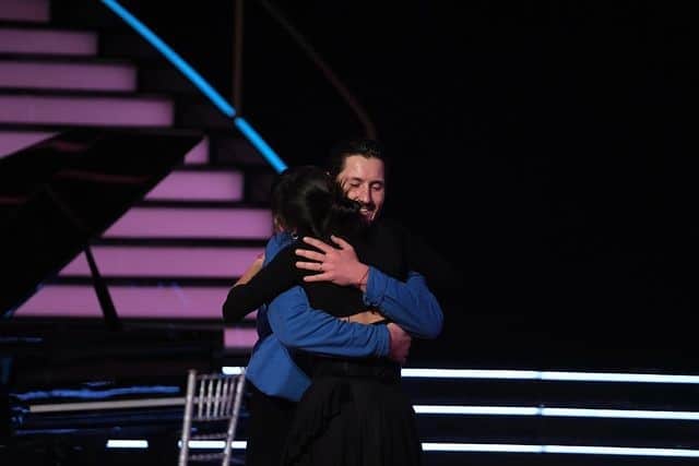 Val Chmerkovskiy and Xochitl Gomez from Instagram