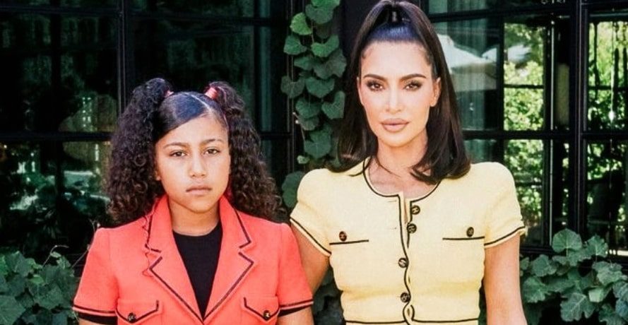 North West and Kim Kardashian
