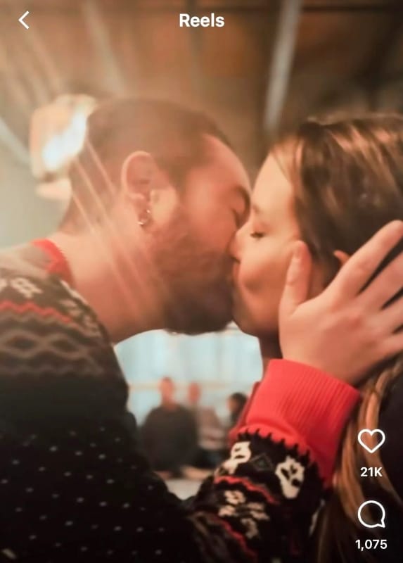 Hunter Thore and his girlfriend from Instagram, screenshot by SnooPoems2246on Reddit