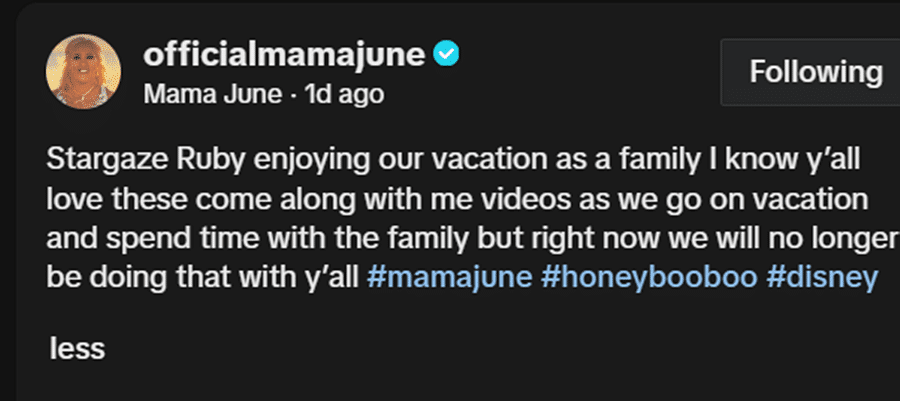 Mama June Explains Haters Stop Her Sharing Videos - TikTok