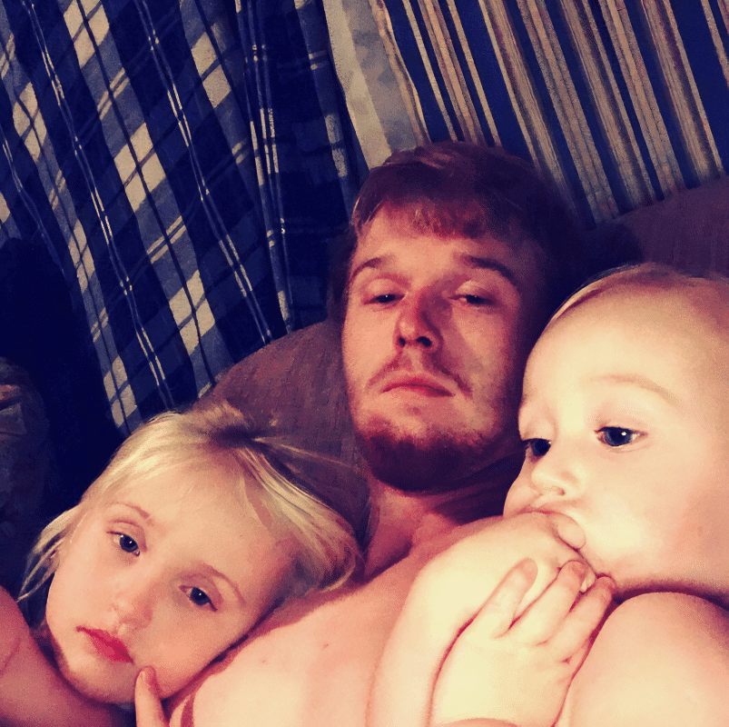 Michael Cardwell With Anna's Children - Instagram