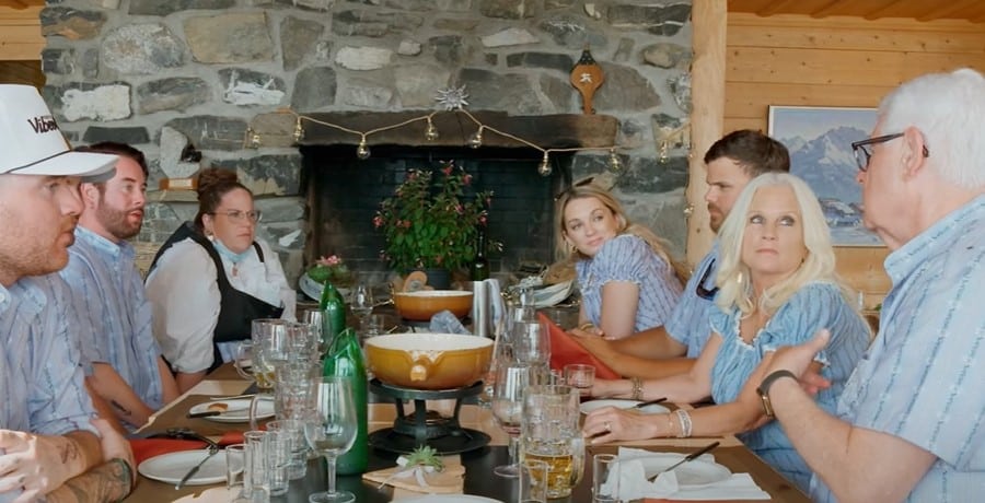 A dinner scene from My Big Fat Fabulous Life, TLC, Sourced from YouTube