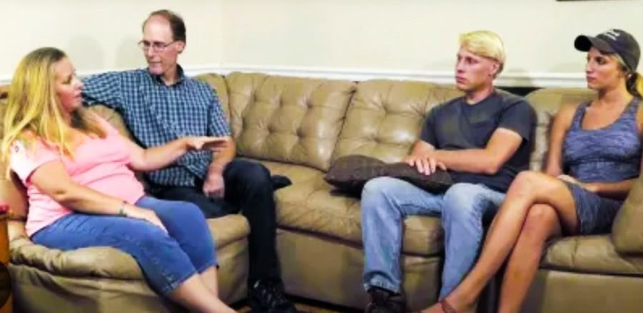 Kim, Barry, Ethan, and Olivia Plath discussing boundaries. - Welcome To Plathville