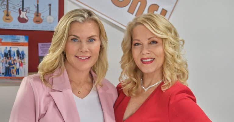 Photo: Alison Sweeney, Barbara Niven Credit: ©2024 Hallmark Media/Photographer: Bettina Strauss