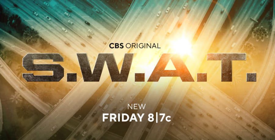 The letters S.W.A.T. on a yellow background