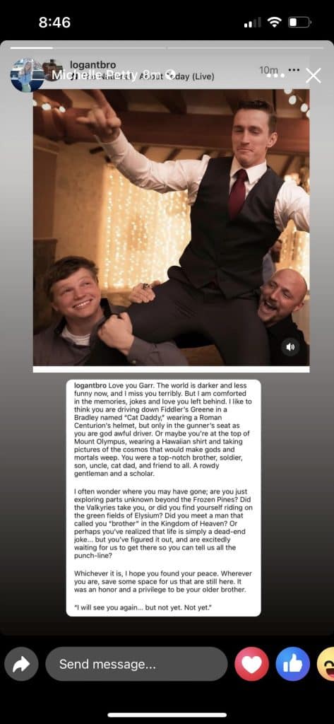 Logan Brown gives his touching tribute about little brother, Garrison Brown. - Reddit