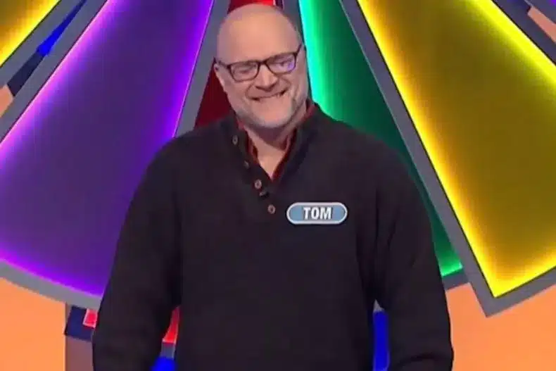 Tom Stednicki baffles Pat Sajak with his speedy solve. - Wheel Of Fortune
