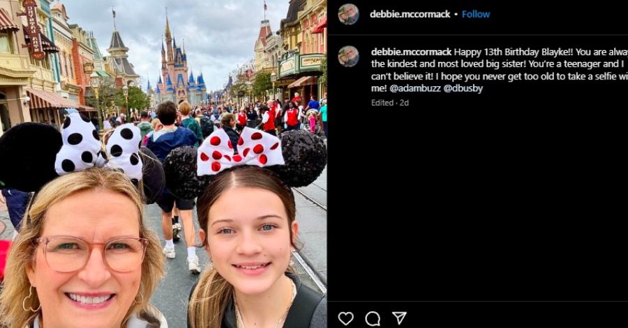 Deb seems to have a great relationship with the Busby kids. - Instagram