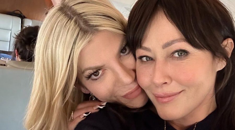 Tori Spelling, Shannen Doherty-Instagram