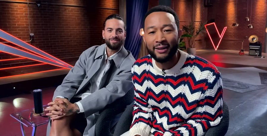 John Legend and Maluma on The Voice / YouTube