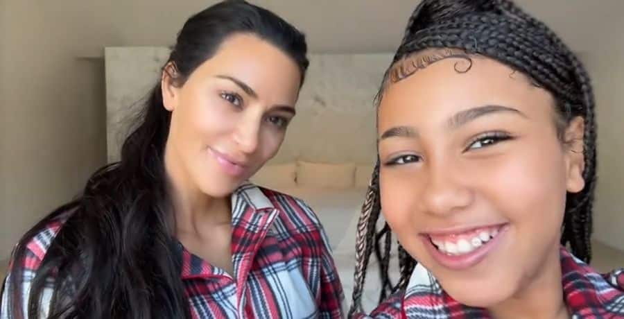 Kim Kardashian and North West - TikTok