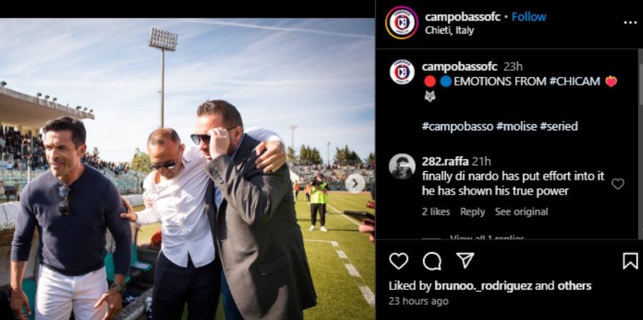 Mark Consuelos loves being with the team to celebrate.- Instagram