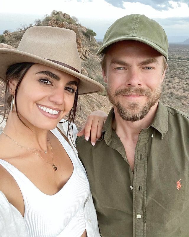 Derek Hough and Hayley Erbert from Instagram