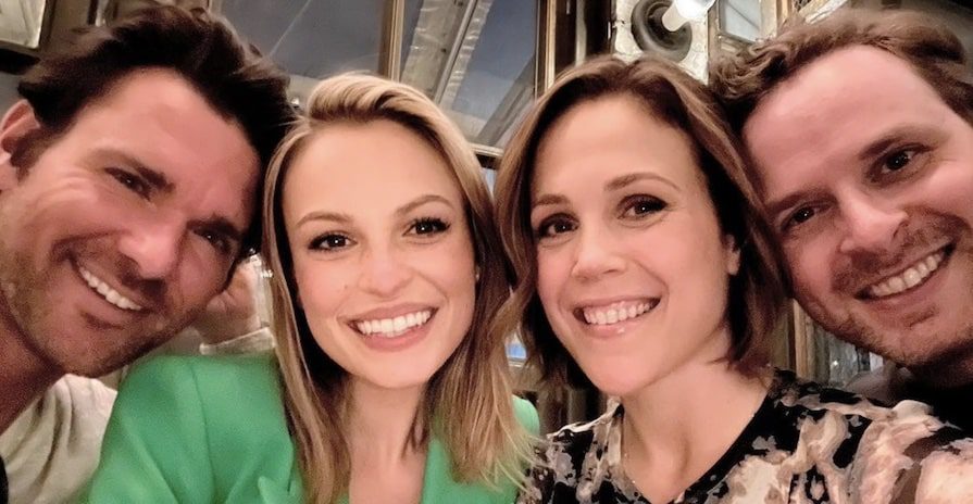 Kevin McGarry, Kayla Wallace, Erin Krakow, and Ben Rosenbaum WCTH - Instagram