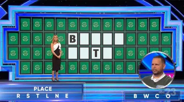 The puzzle stumps Andre in the Bonus Round. - Wheel Of Fortune