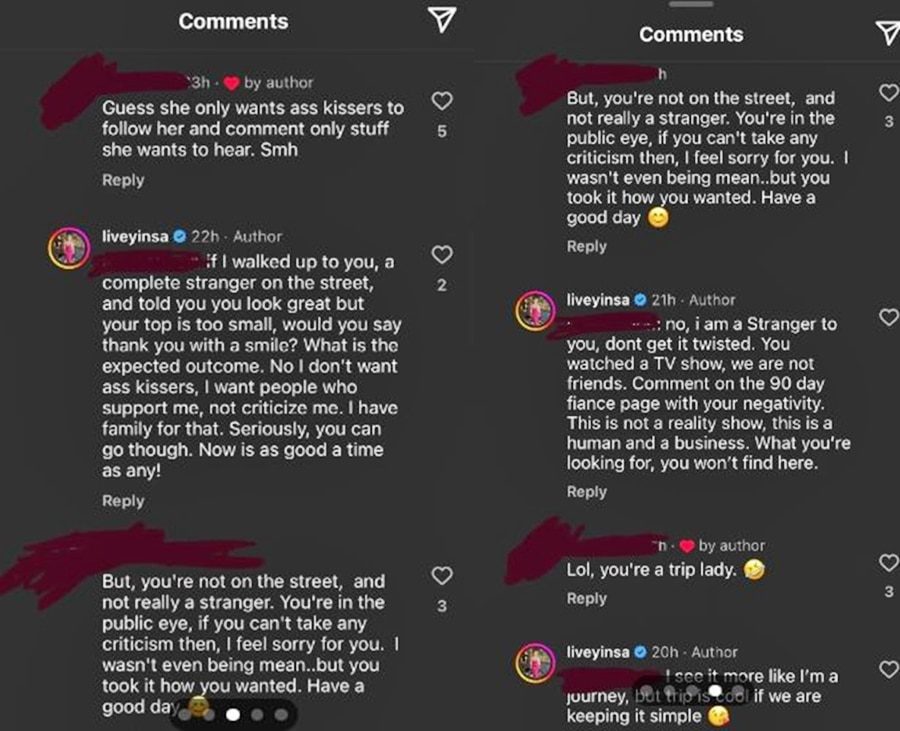90 Day Fiance Meltdown Continues - Instagram via Reddit