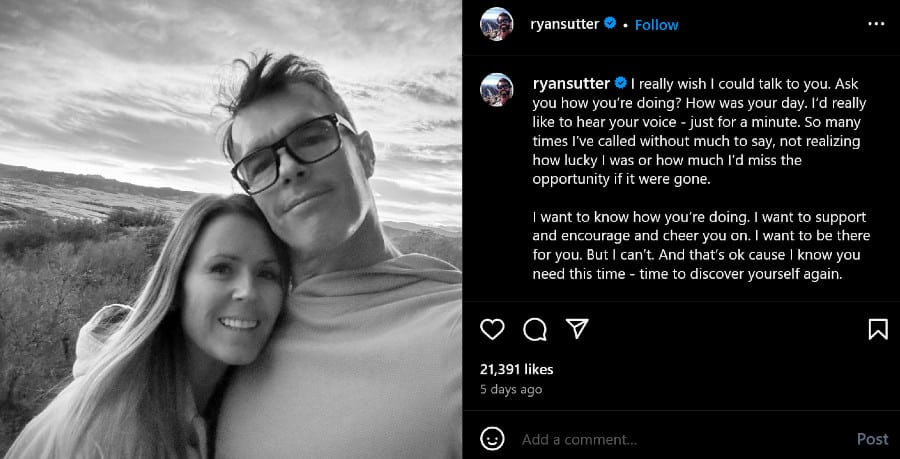 Credit: Ryan Sutter Instagram