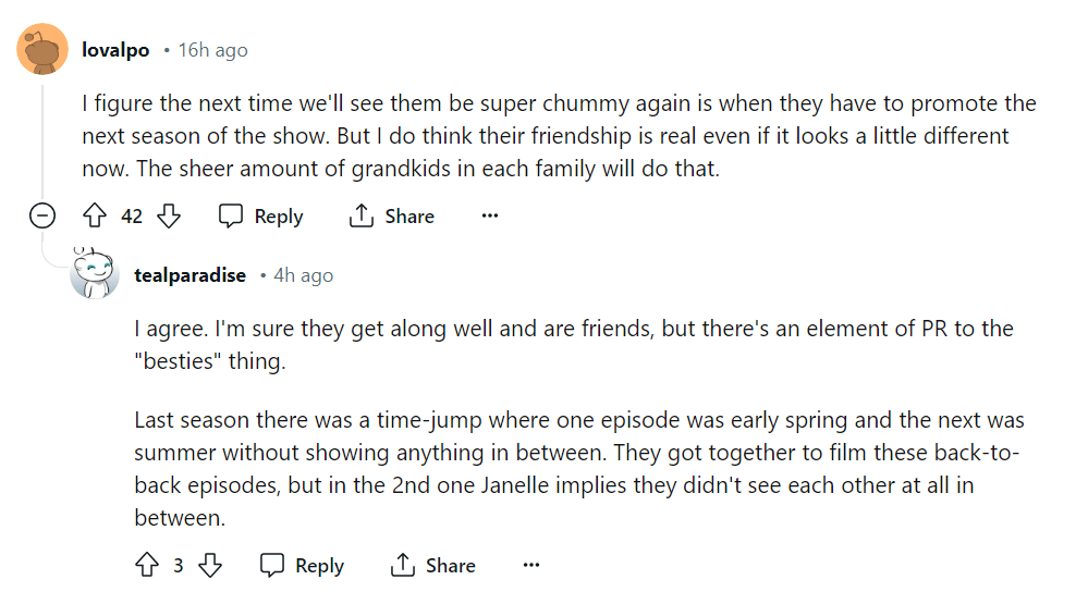 Some Sister Wives fans question if they were ever "besties." - Reddit