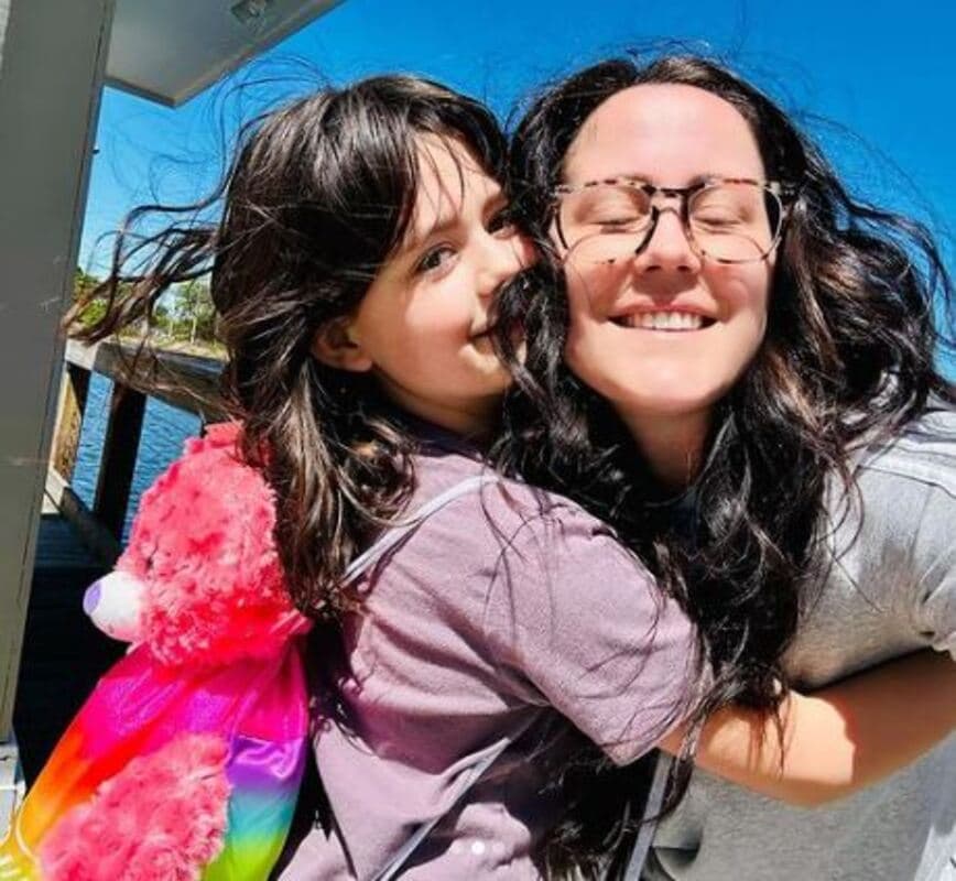 Teen Mom alum Jenelle Evans with Ensley Eason - Instagram