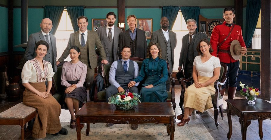 WCTH Photo: Loretta Walsh, Hrothgar Mathews, Ben Rosenbaum, Amanda Wong, Chris McNally, Kavan Smith, Jack Wagner, Pascale Hutton, Viv Leacock, Erin Krakow, Martin Cummins, Kevin McGarry Credit: ©2024 Hallmark Media/Photographer: Ricardo Hubbs