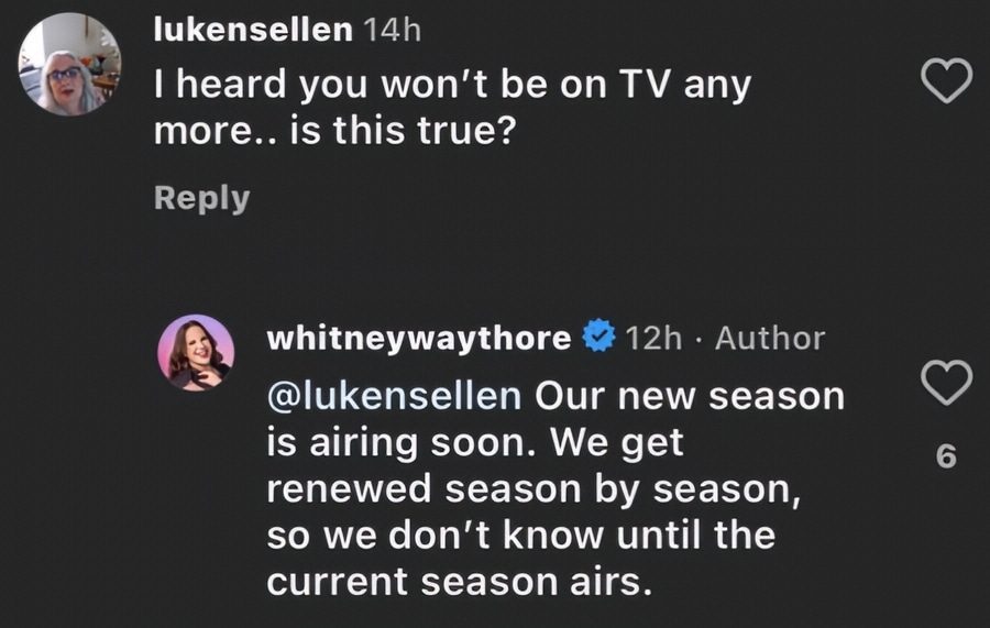 Whitney Way Thore Says My Big Fat Fabulous Life Season 12 Airs Soon - Via Reddit