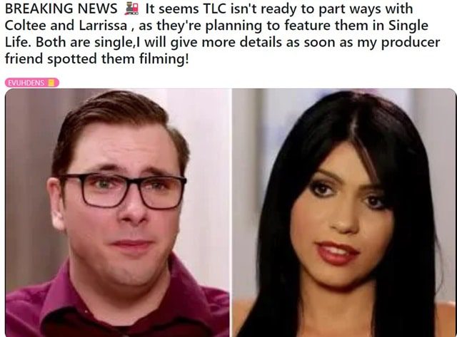 Colt Johnson & Larissa Lima From 90 Day Fiance, TLC, Sourced From Reddit