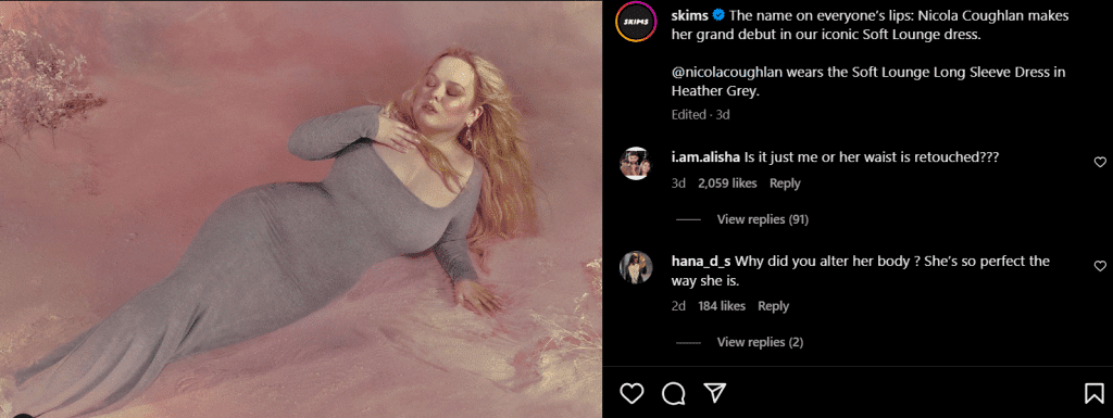 Nicola Coughlan looks like a work of art. - Instagram