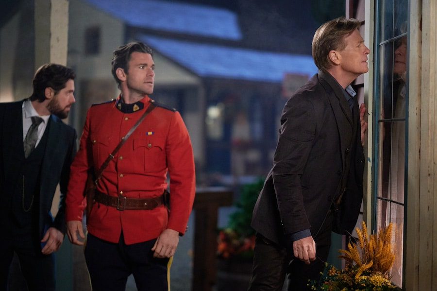WCTH Photo: Chris McNally, Kevin McGarry, Jack Wagner Credit: ©2024 Hallmark Media/Photographer: Kailey Schwerman