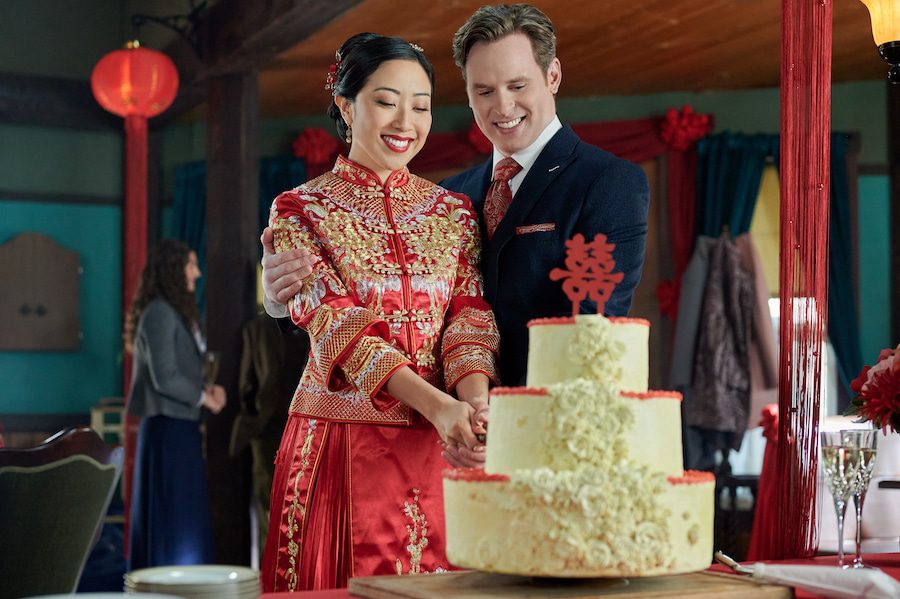 WCTH Photo: Amanda Wong, Ben Rosenbaum Credit: ©2024 Hallmark Media/Photographer: Kailey Schwerman