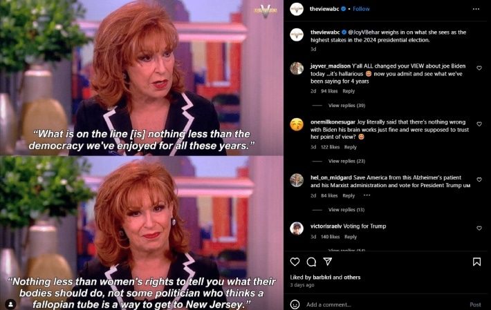 Joy Behar - The View 