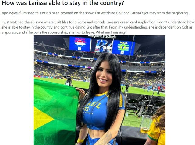 Larissa Lima From 90 Day Fiance, TLC, Sourced From @larissalimareal Instagram / Reddit