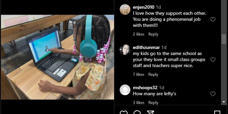 The kids change up their learning this year.- Instagram