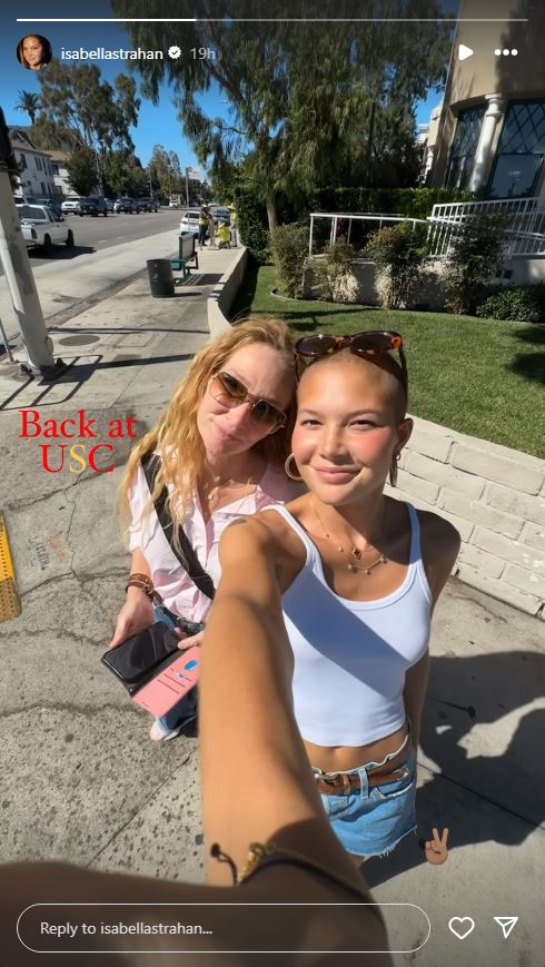 Isabella Strahan back at USC