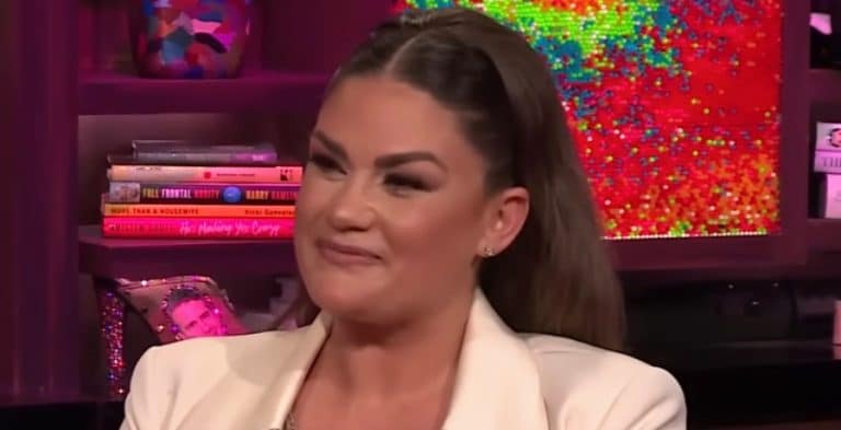 Vanderpump Rules star Brittany Cartwright smiles during an appearance on WWHL