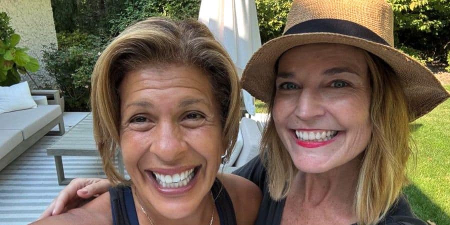 Savannah Guthrie and Hoda Kotb SELFIE