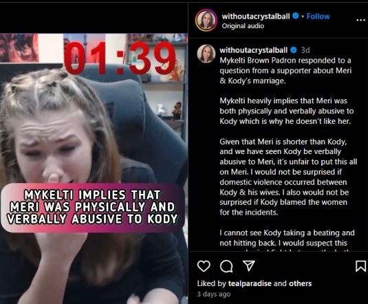 Mykelti Brown Padron - Instagram