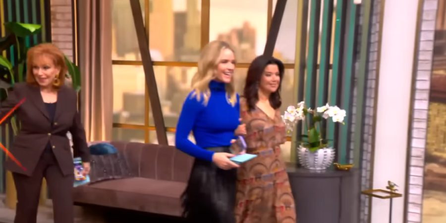 Sara Haines was happy to help - The View