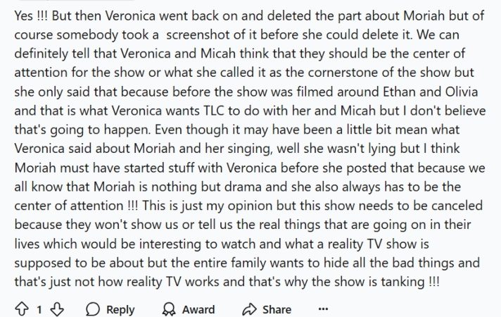 Fans discuss Veronica Peters' mean girl attitude. - Reddit
