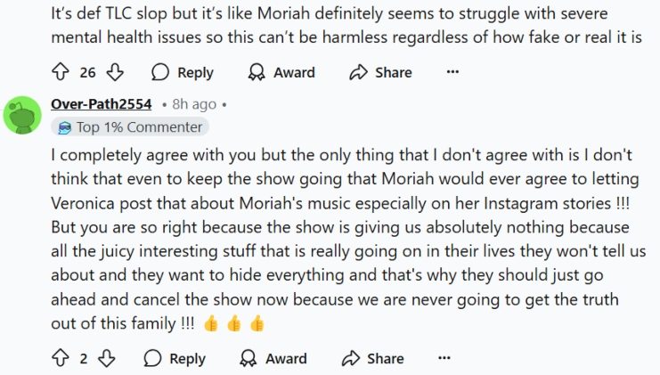 Welcome To Plathville fans think that Veronica Peters overstepped. - Reddit