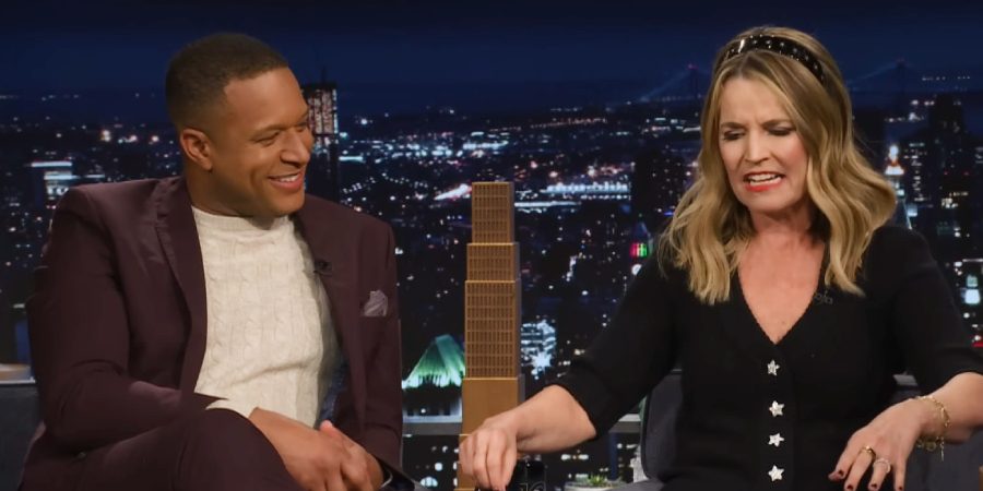 Craig Melvin and Savannah Guthrie - Tonight Show - YouTube 