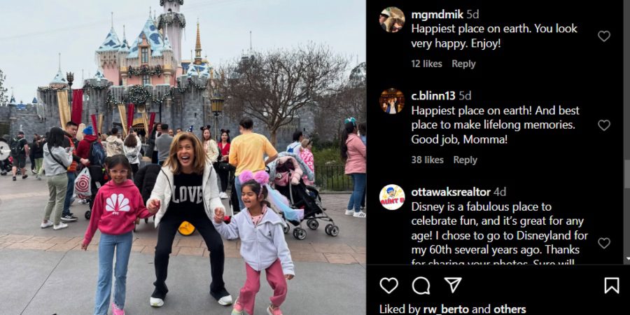 She took Haley and Hope to the most magical place on earth. - Instagram