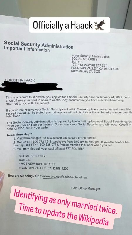 Screenshot from Christina Haack's Instagram page