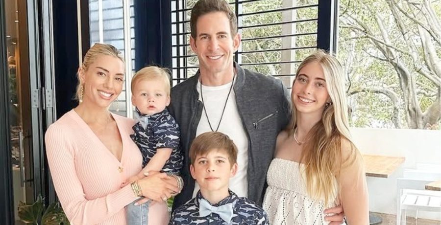 Tarek El Moussa, Heather El Moussa, Taylor El Moussa, Brayden El Moussa, and Tristan El Moussa from Instagram