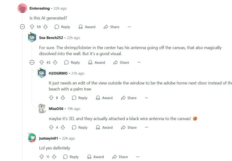 Screenshot of Redditors talking about Sister Wives