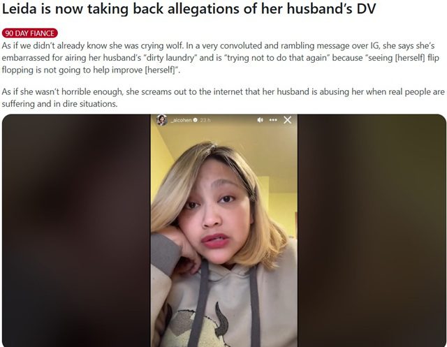 Leida Margaretha From 90 Day Fiance, TLC, Sourced From @_aicohen Instagram / Reddit